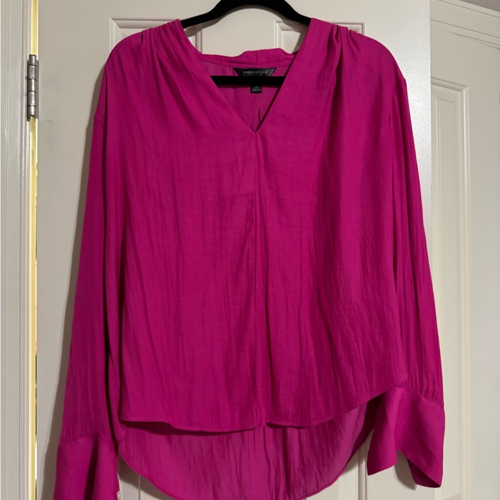Banana Republic Fuchsia Blouse